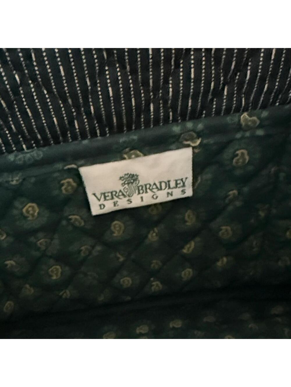 Vera Bradley Quilted Tote Bag with Paisley Pattern - Picture 2 of 9